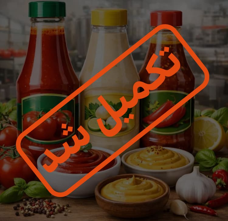 سرمایه در گردش تهیه و تولید انواع سس